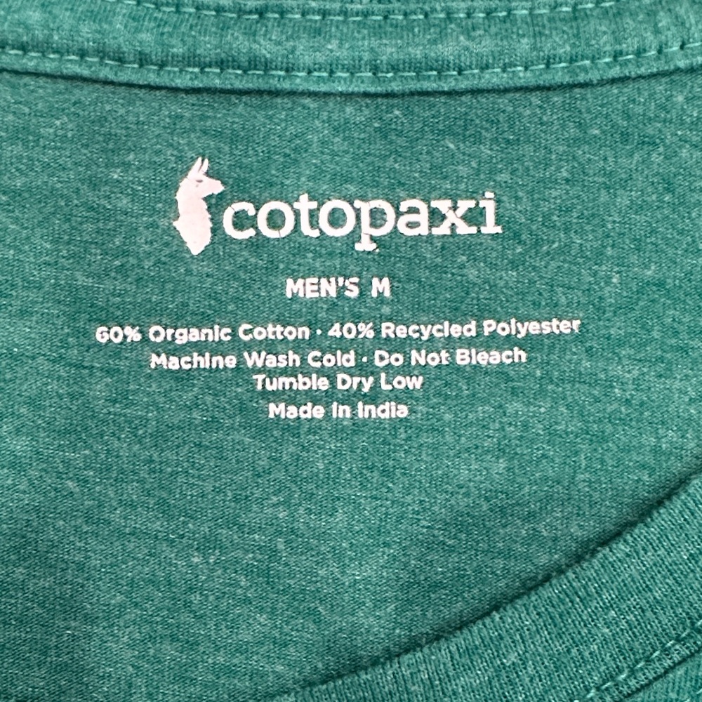 Cotopaxi Teal Graphic Short Sleeve Tee - Picture 2 of 3